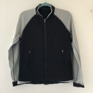 Lululemon jacket, black/gray, 6